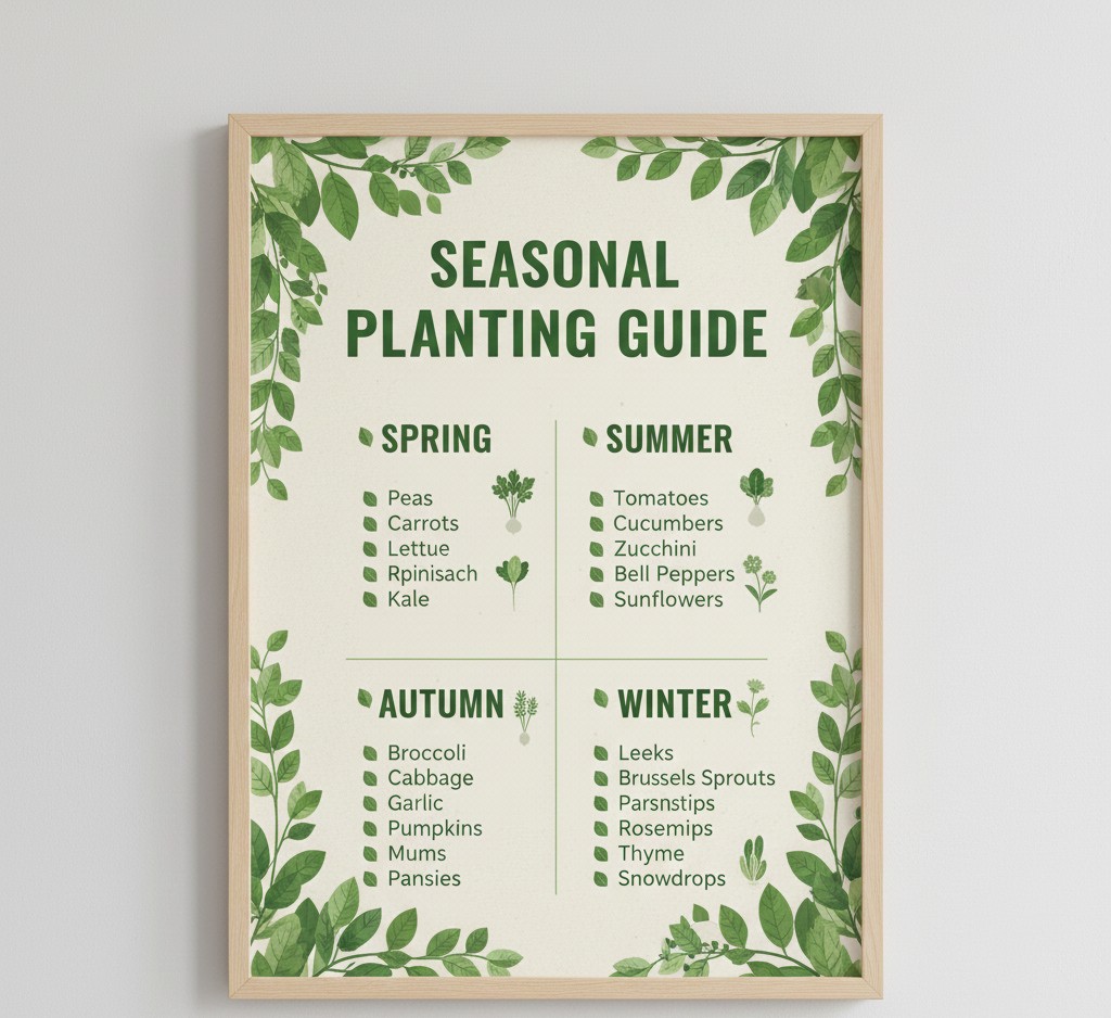 Seasonal planting guide